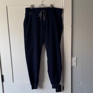 FIGS Navy Zamora Jogger Scrub Pants